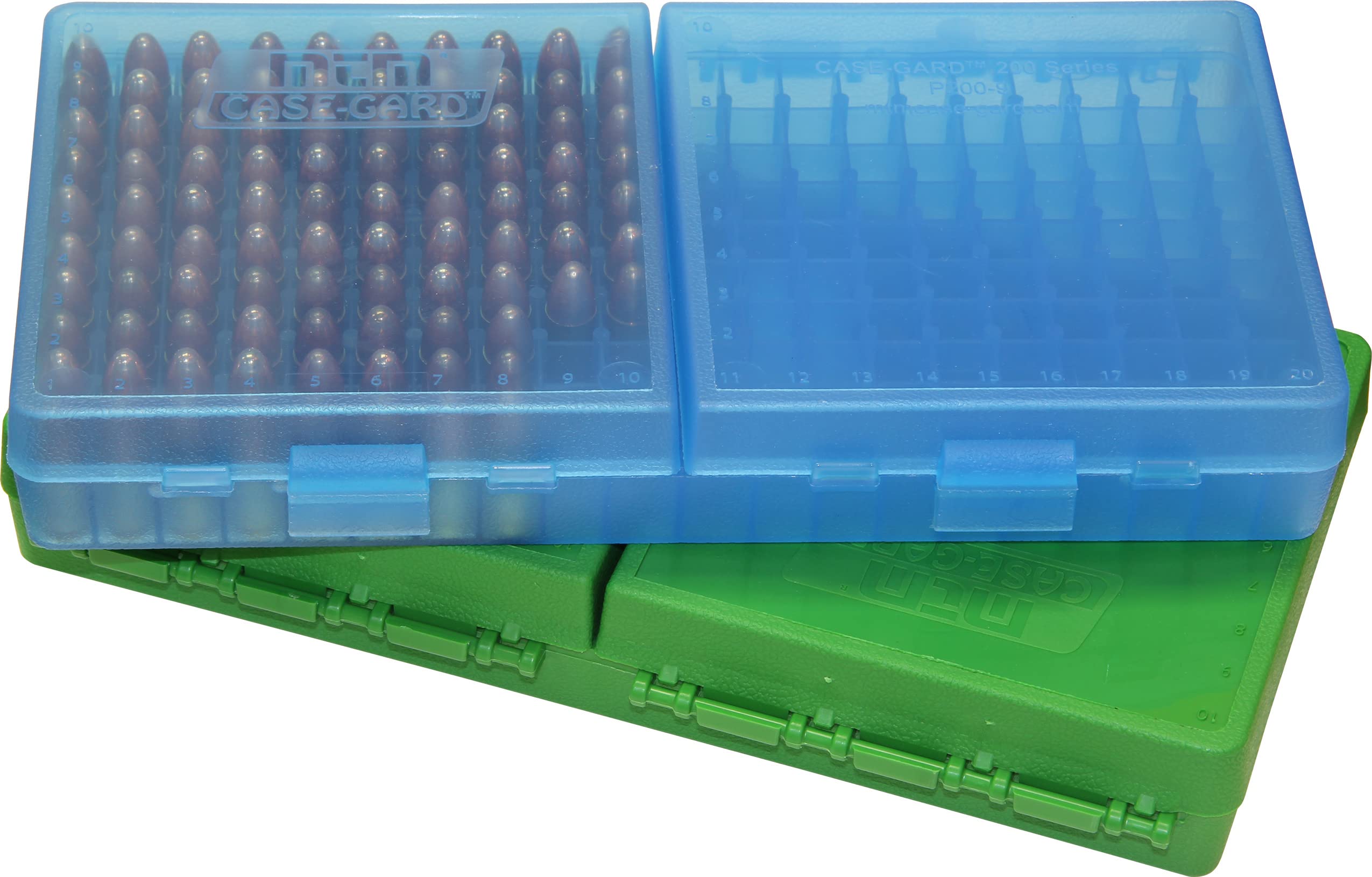 Amazon.com: MTM Case-Gard P-200 Series Flip Top Handgun Ammo Box